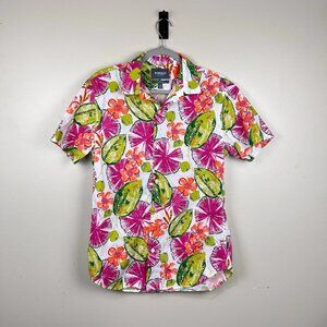 Bonobos Amalfi Premium Short Sleeve Button Up Shirt | M